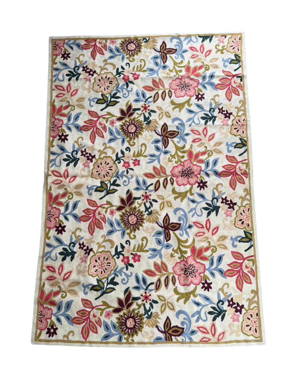 Hand-Hooked Wool Rug