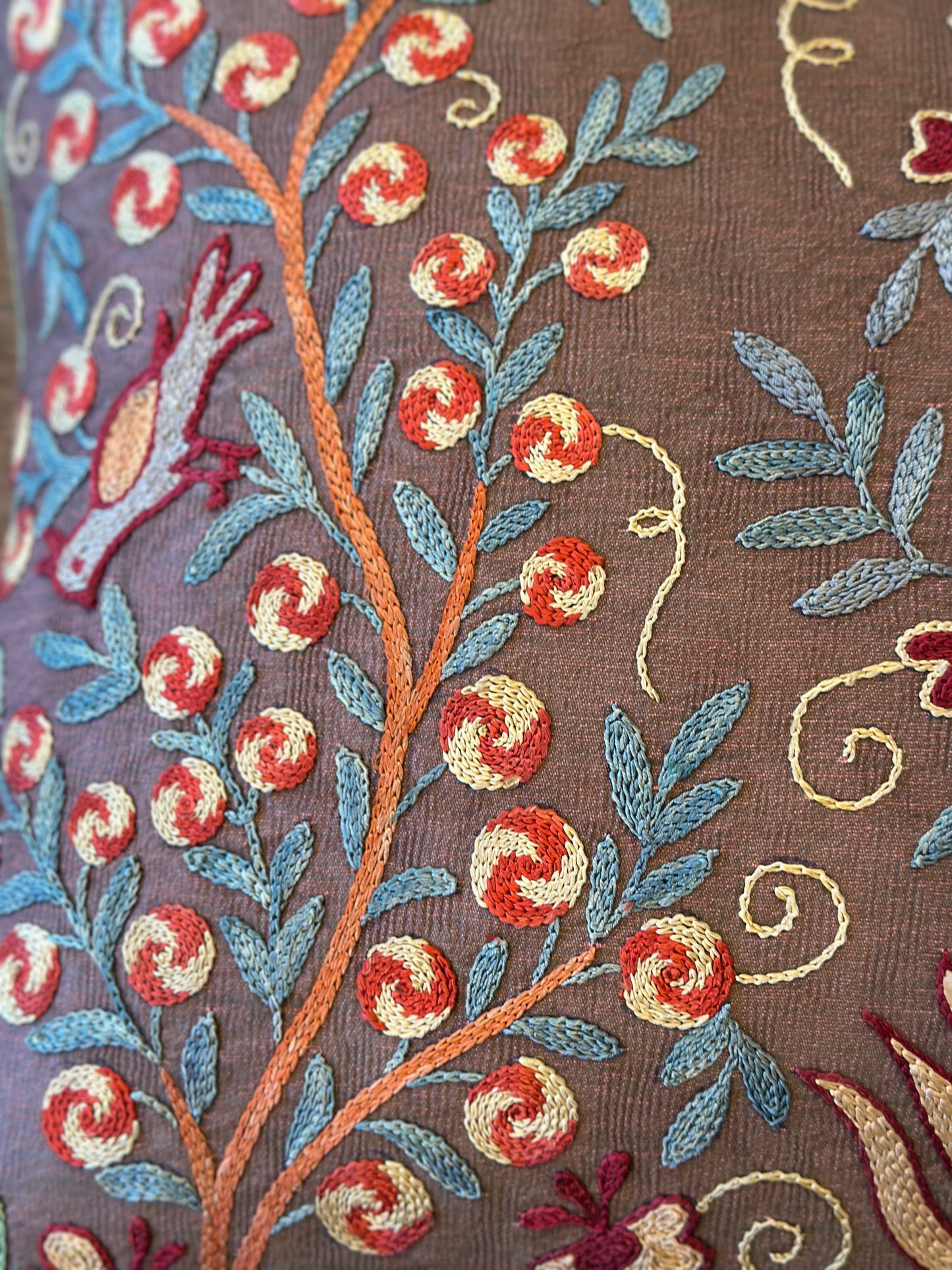 Suzani Grove Lumbar Cushion Cover