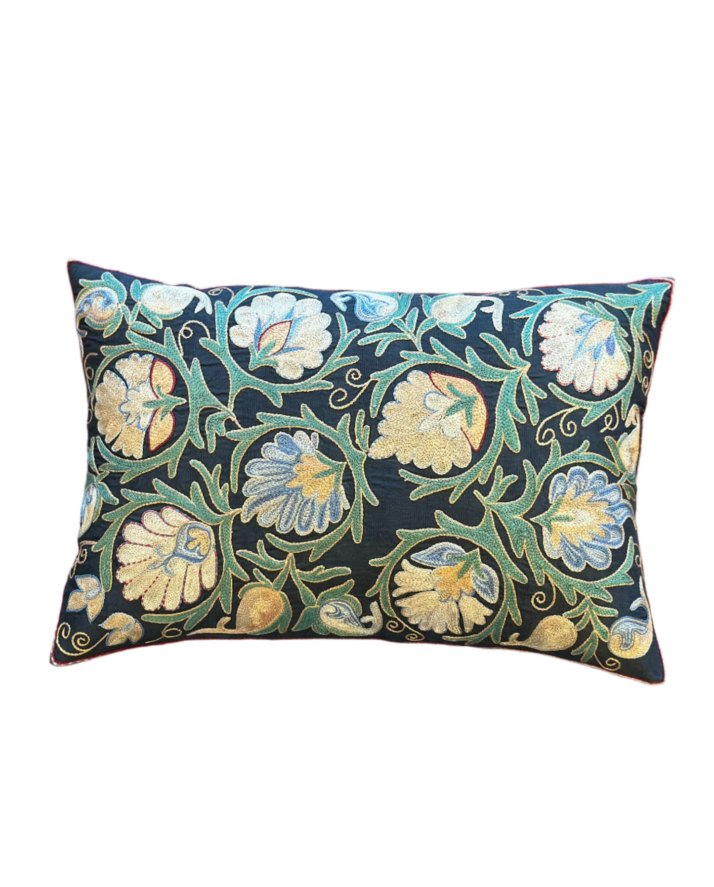 Suzani Garden Lumbar Cushion Cover