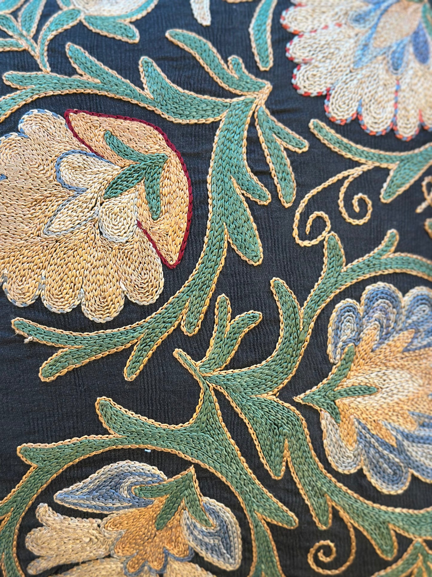 Suzani Garden Lumbar Cushion Cover