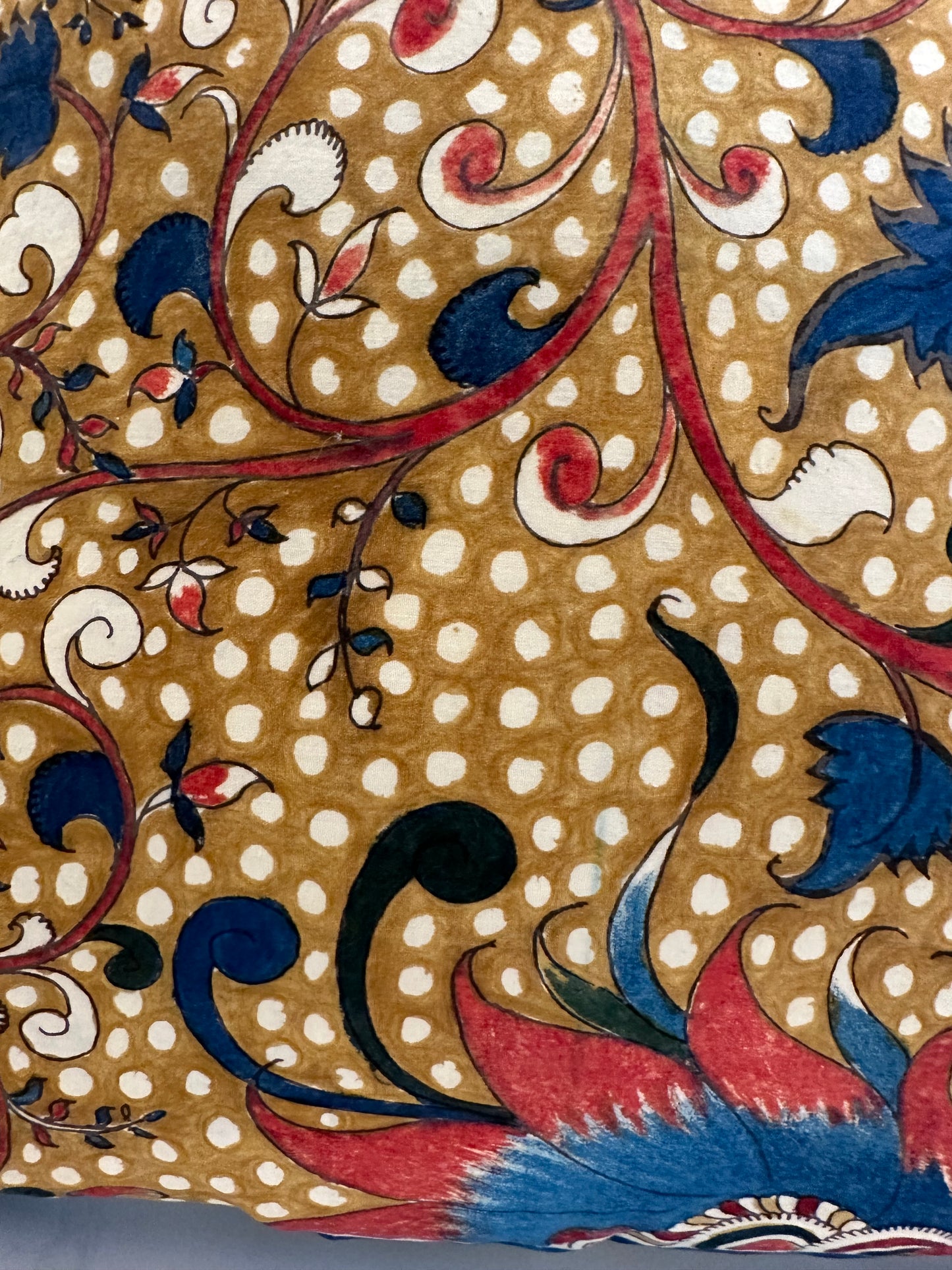 Hand Painted Vines Cushion Cover