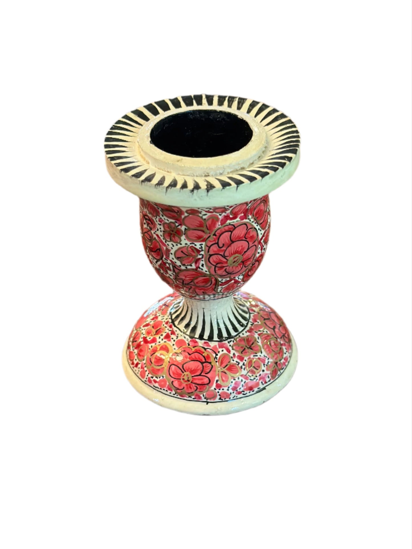 Papier-Mâché Candle Holder