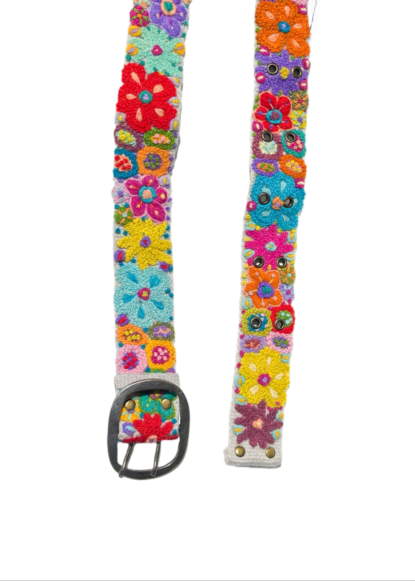 Flower Power Peruvian Belt - M