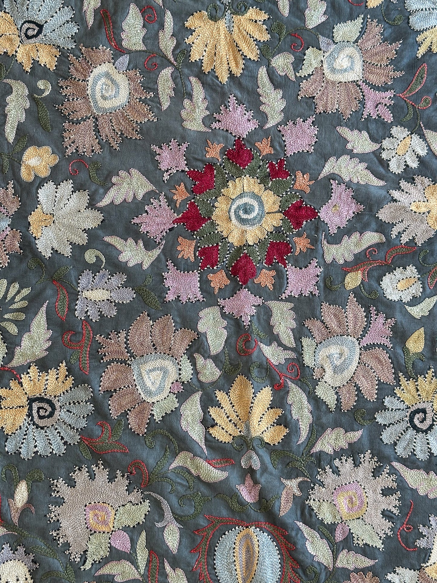 Blooming Lagoon Suzani Tapestry