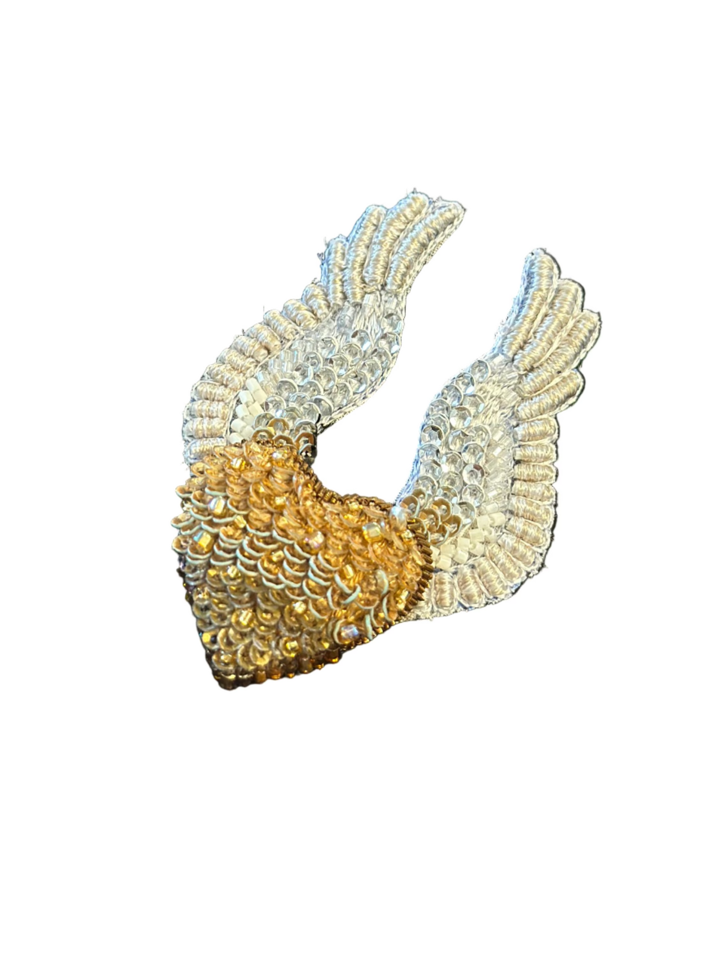 Goldwing Angel Brooch Pin