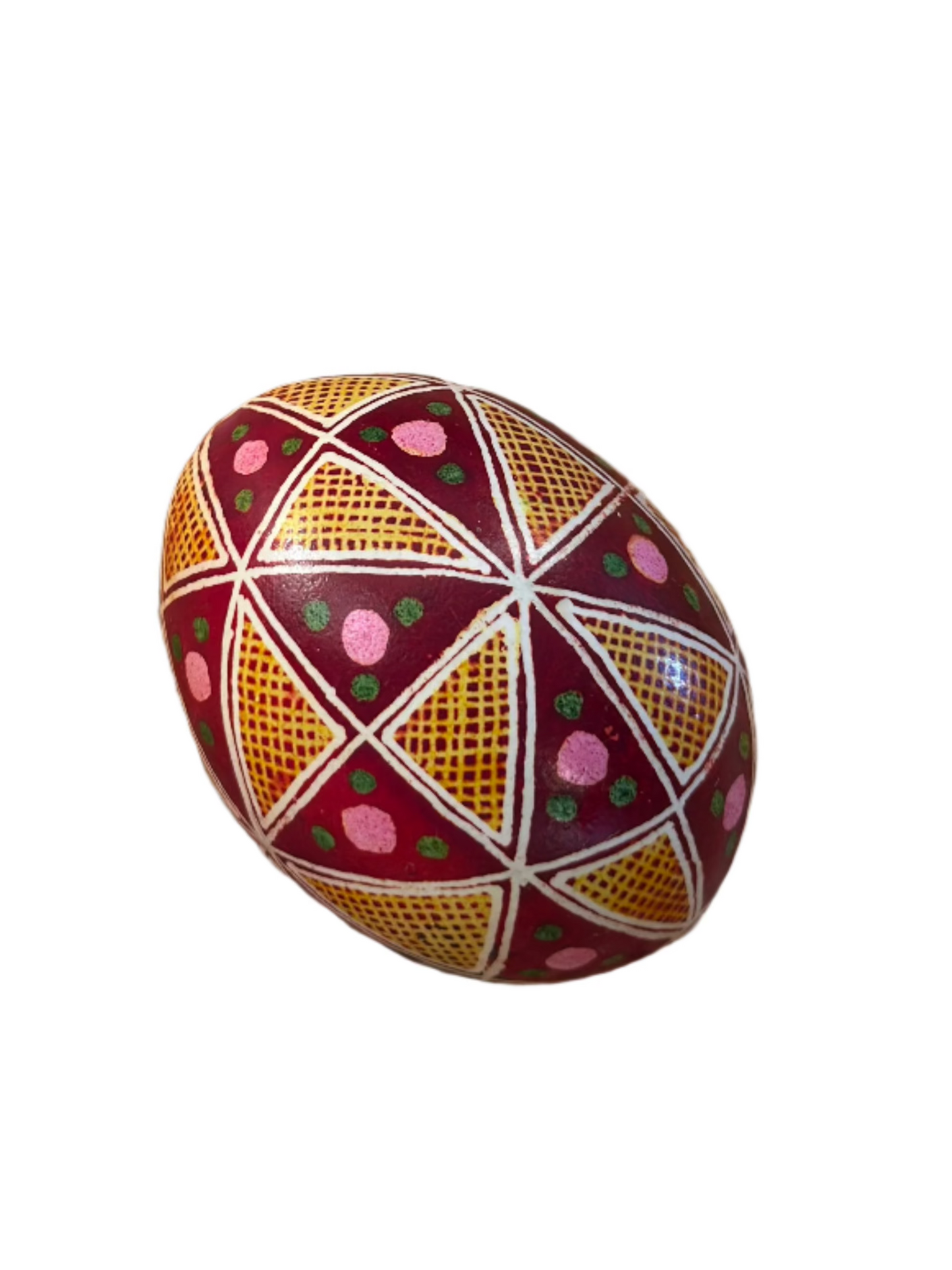 Ukrainian Pysanky Egg Ornament