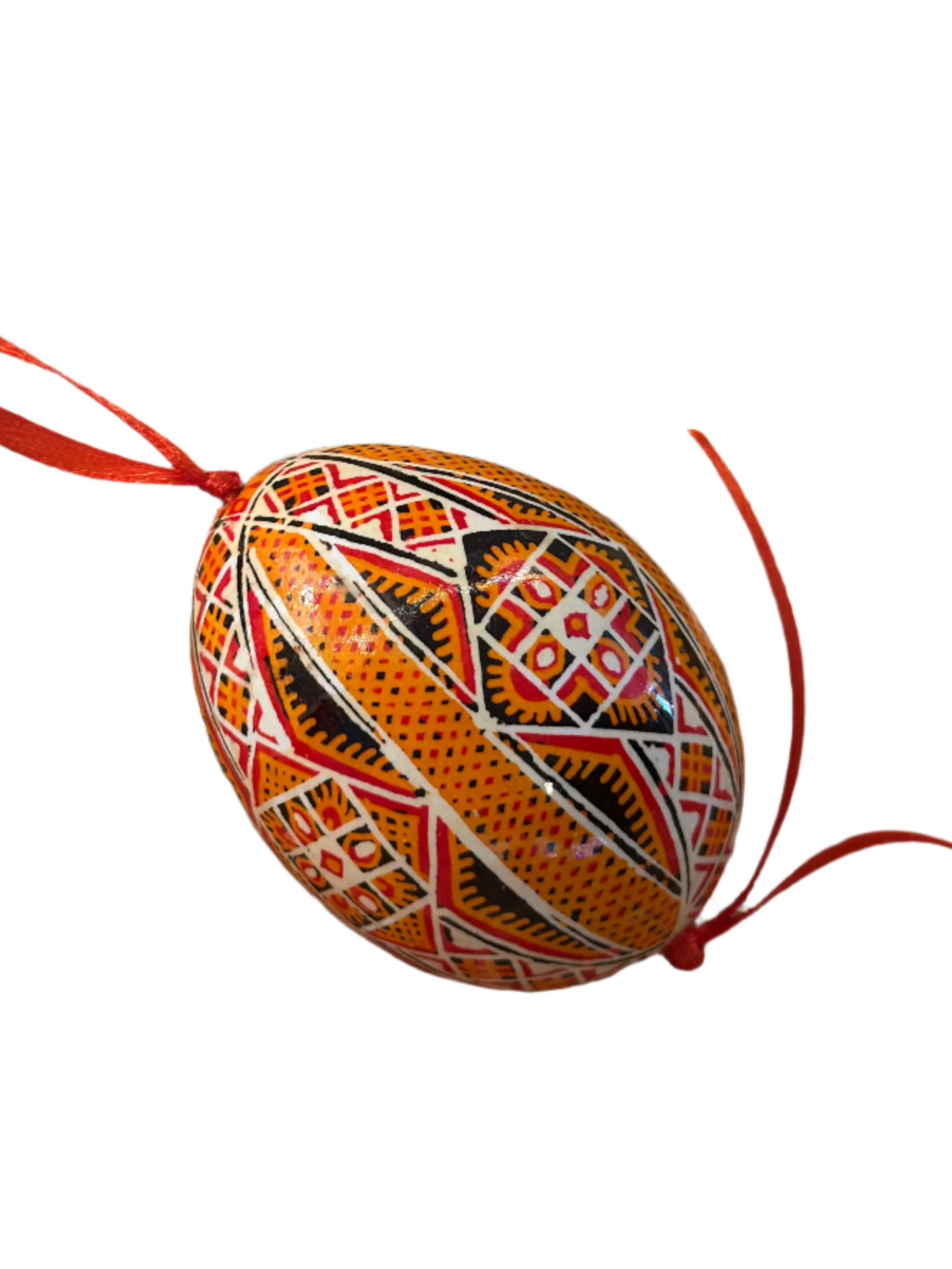 Ukrainian Pysanky Egg Ornament