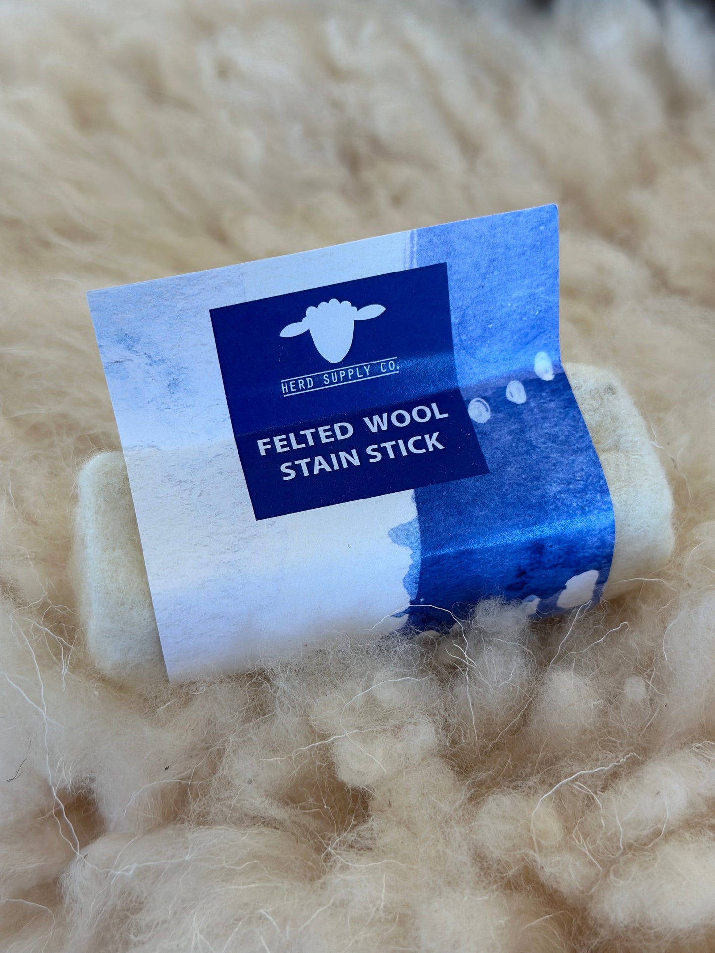 Felted Wool Stain Stick