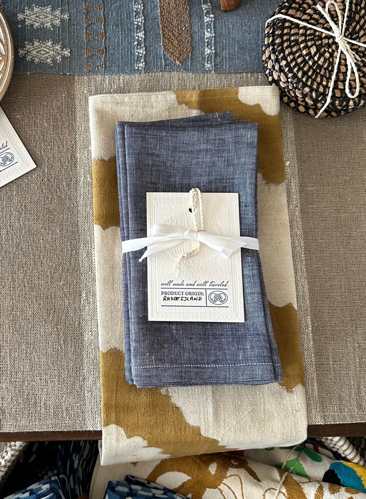 Linen Napkins Set of 4