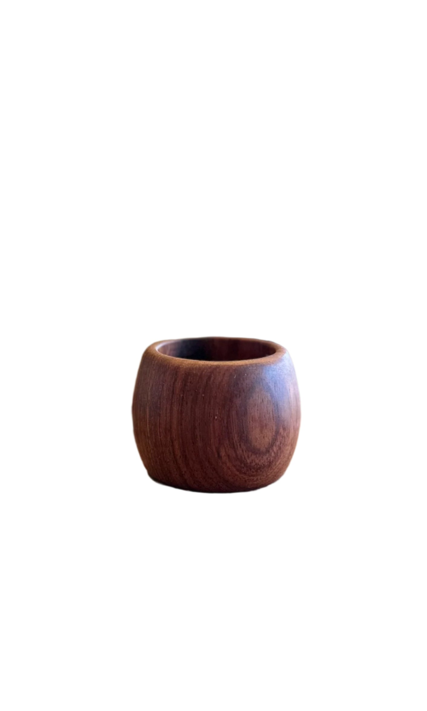 Mahogany Napkin Rings Set of 2