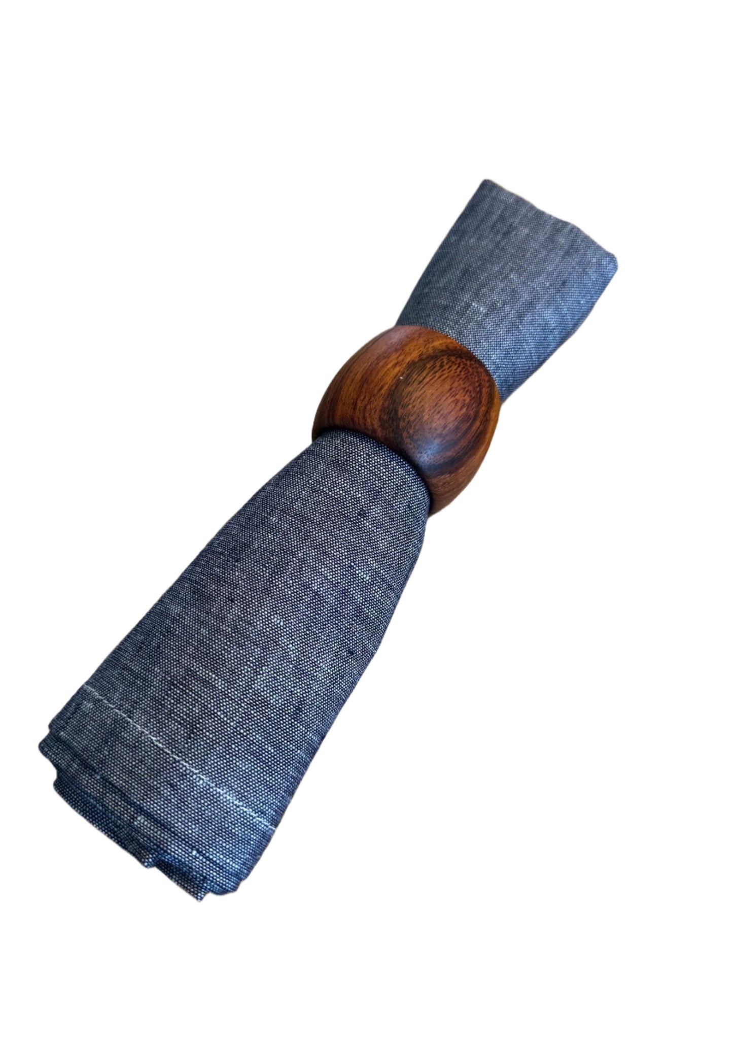 Mahogany Napkin Rings Set of 2