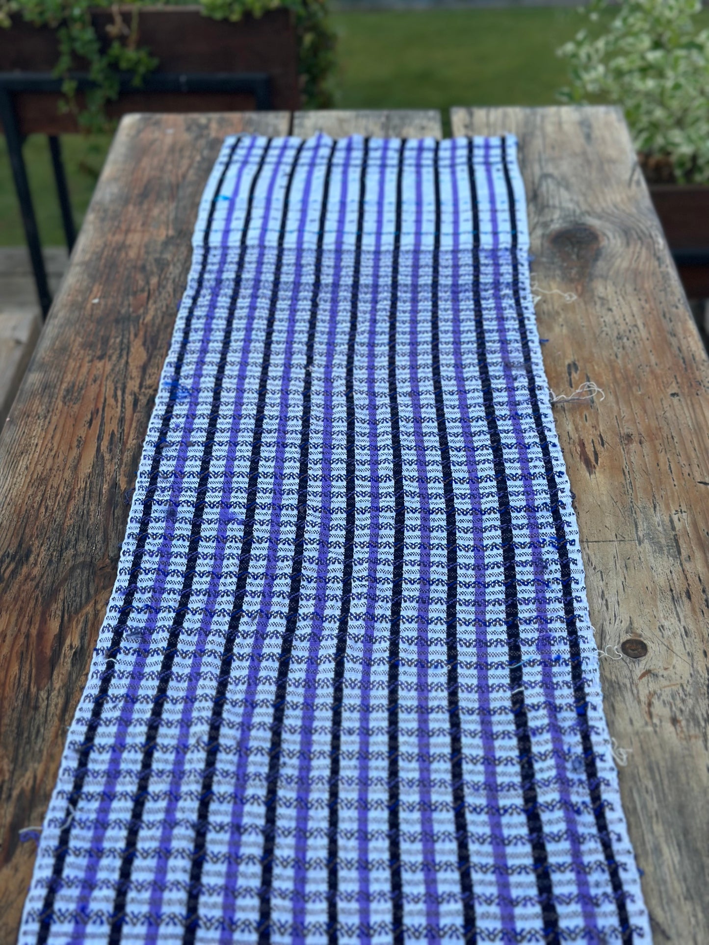 Brocade Stripe Table Runner