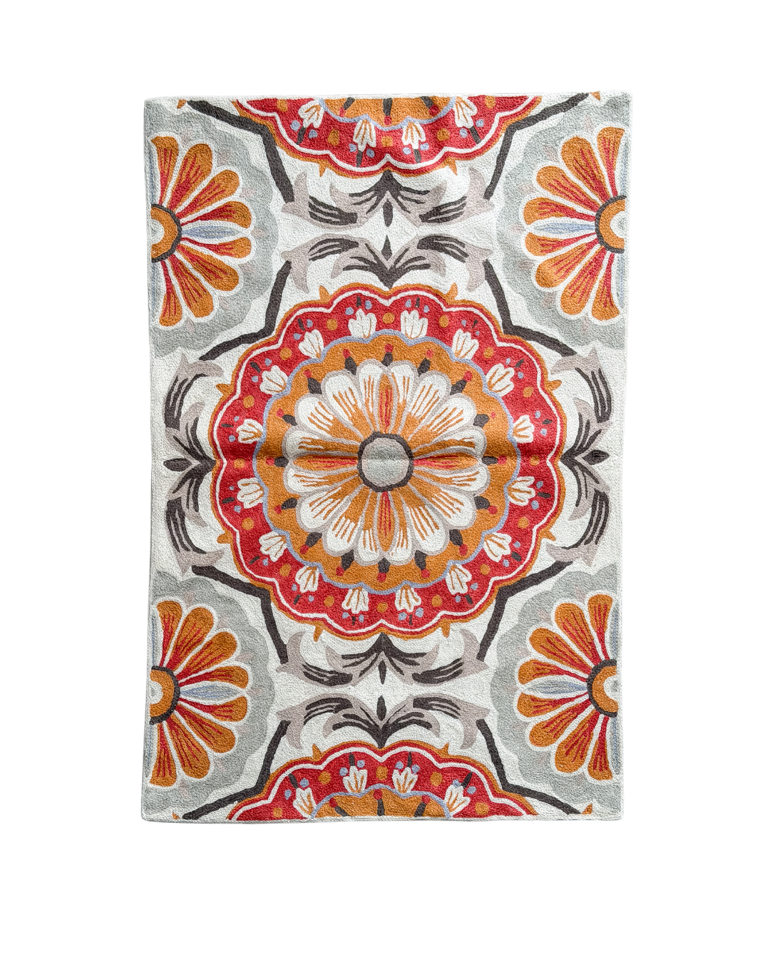 Hand-Hooked Wool Rug