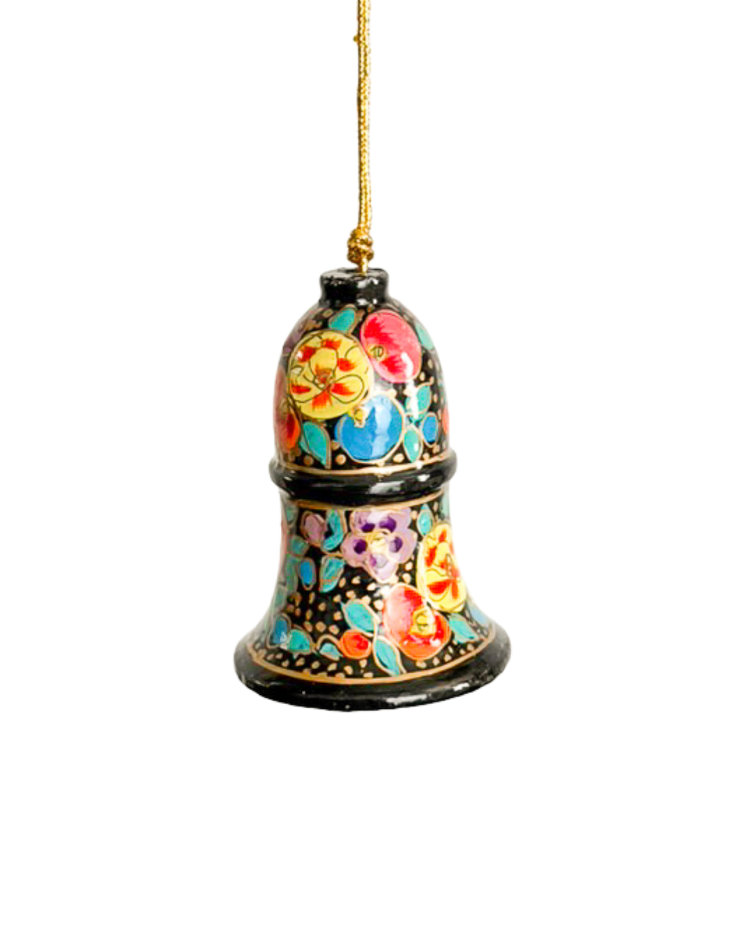 Hand Painted Bell Ornament