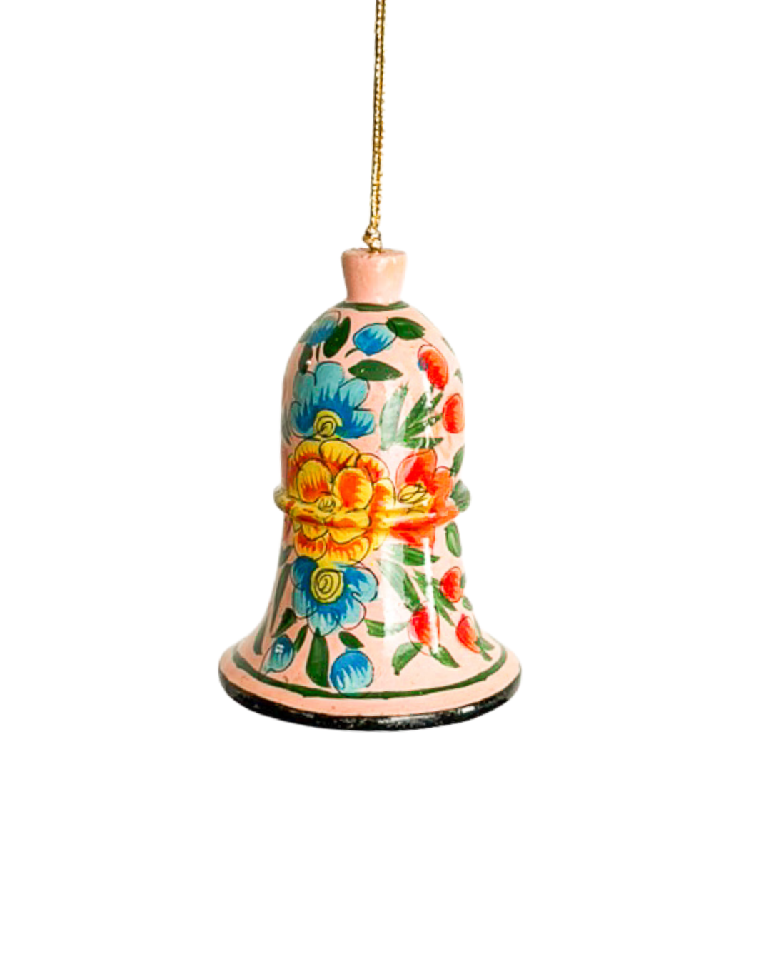 Hand Painted Bell Ornament