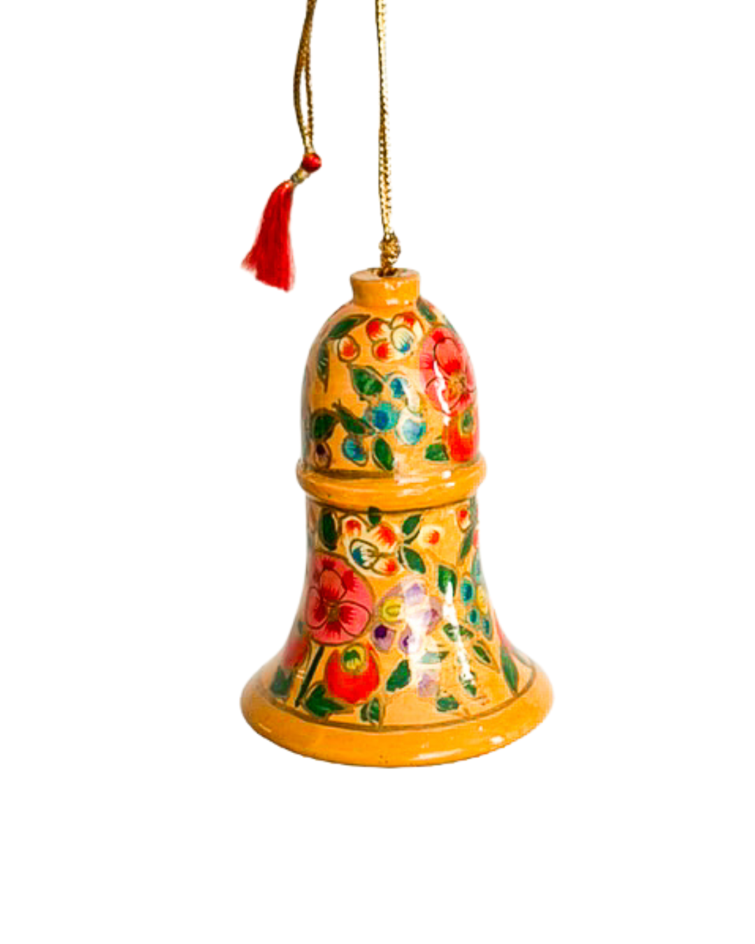 Hand Painted Bell Ornament