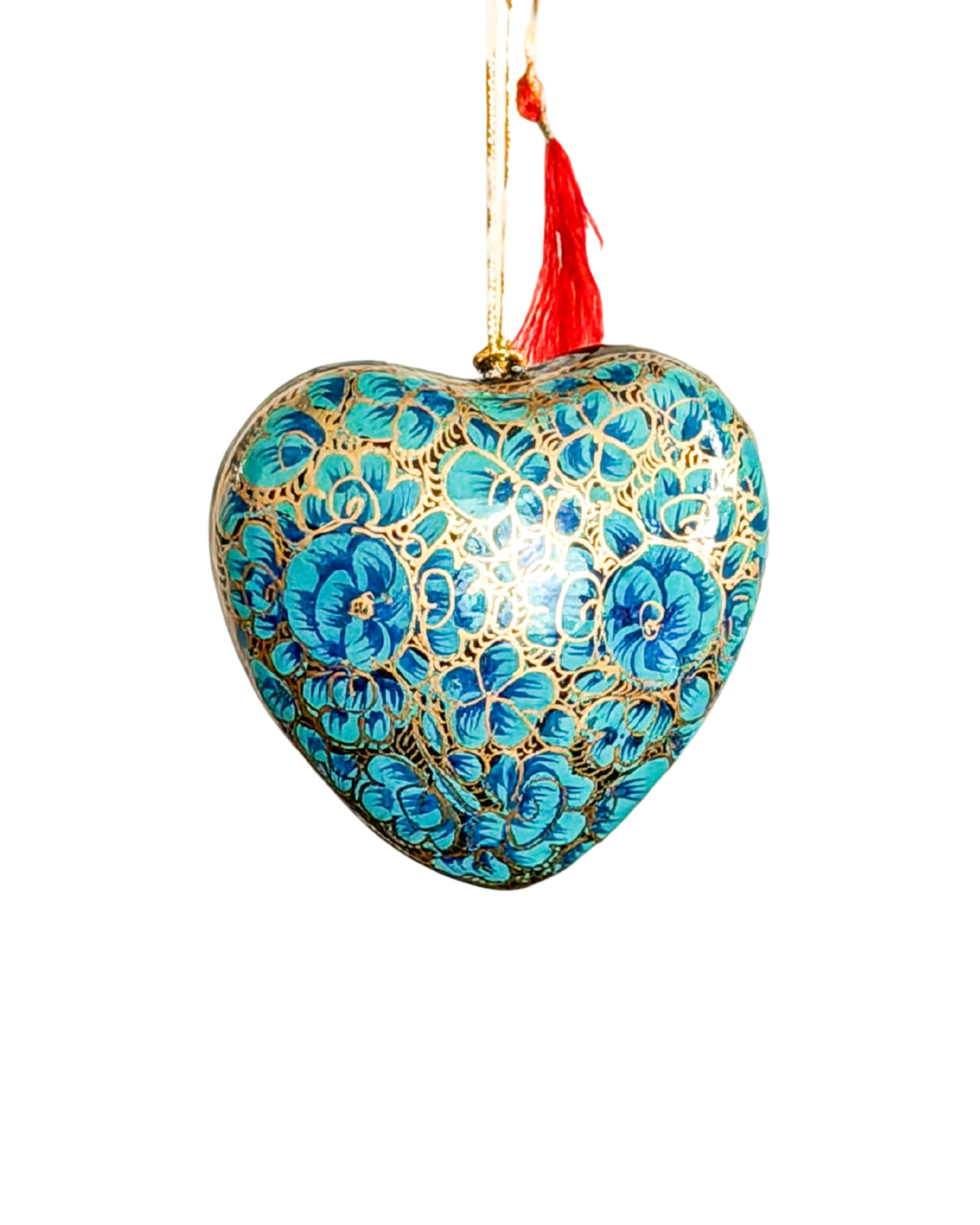 Hand Painted Heart Ornament