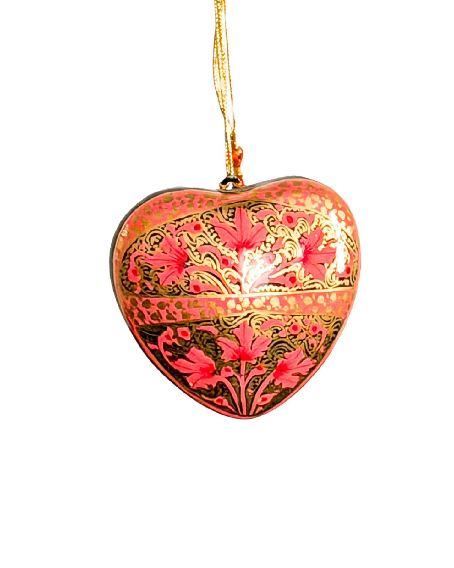 Hand Painted Heart Ornament