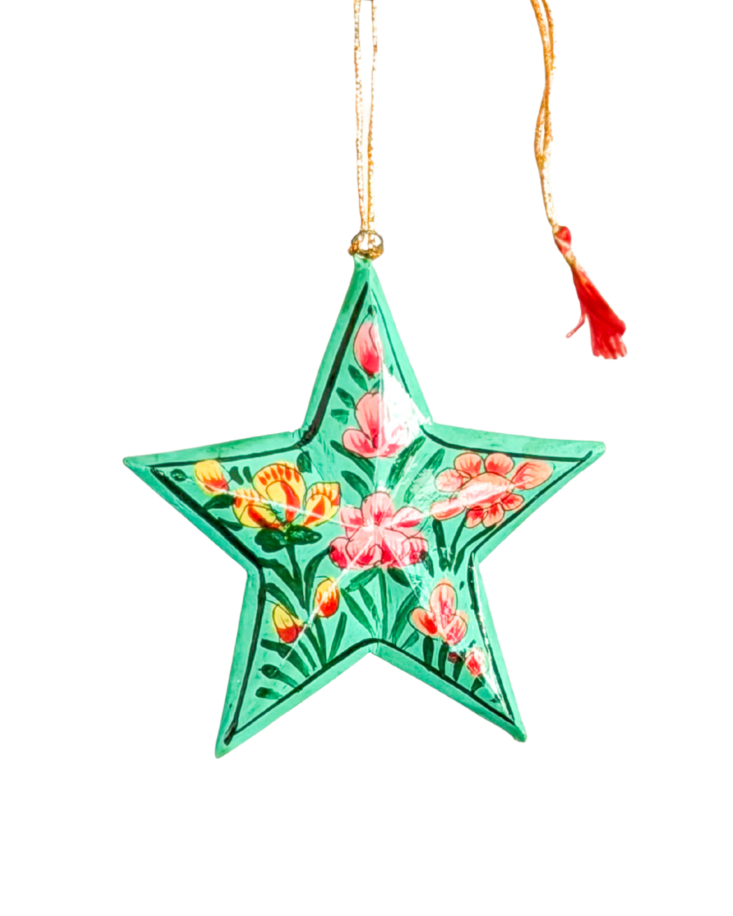 Hand Painted Star Ornament