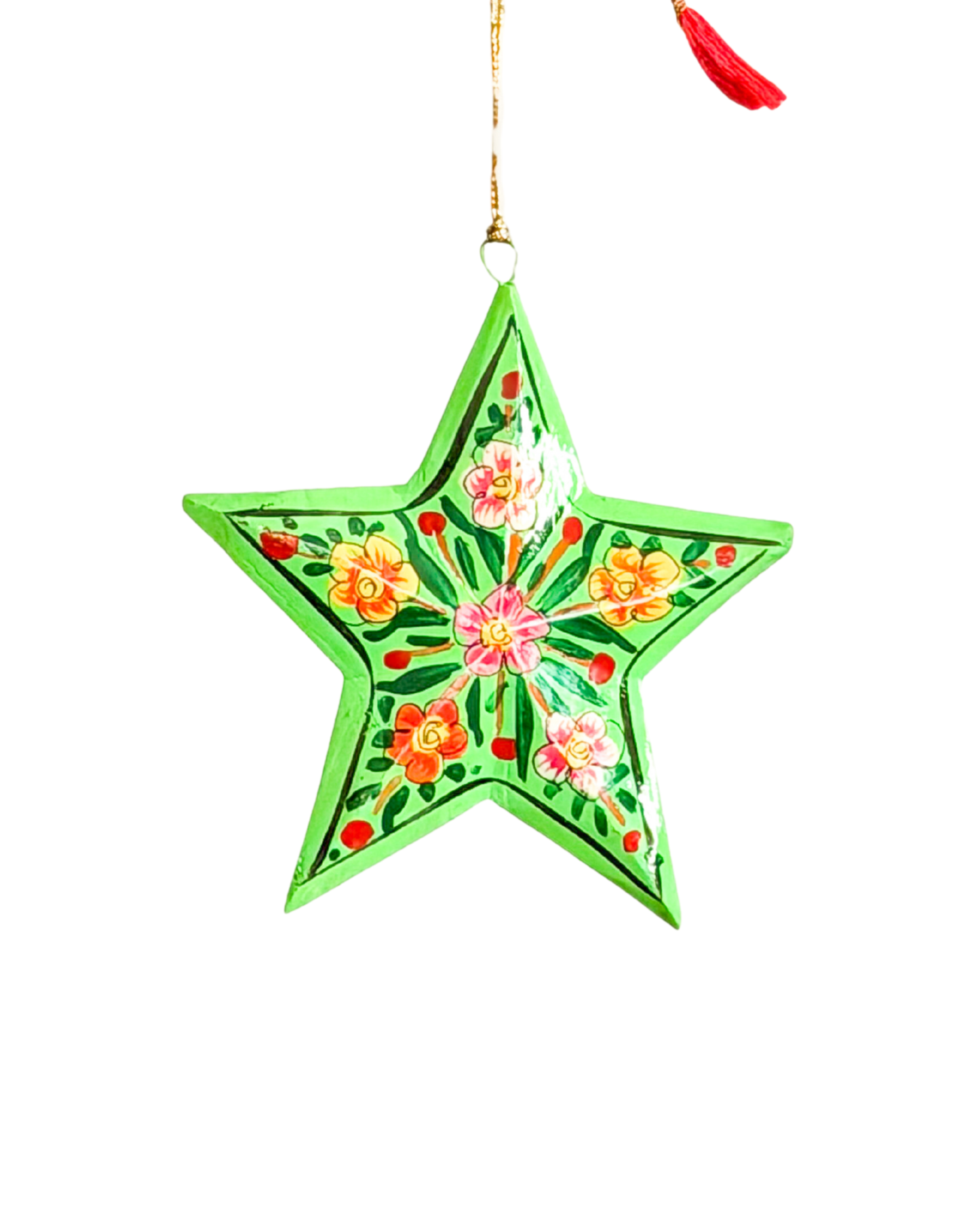 Hand Painted Star Ornament