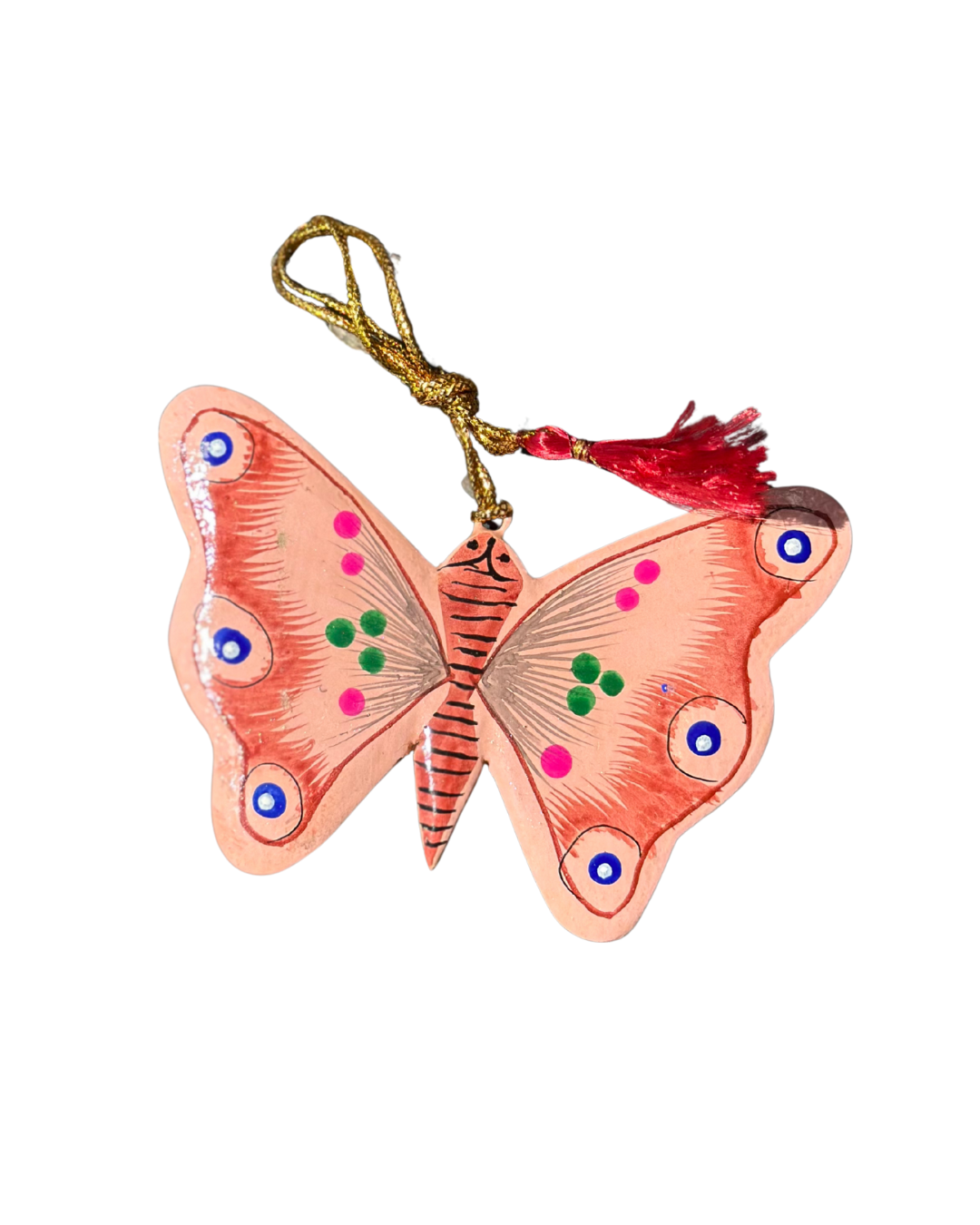 Rosy Moth Ornament