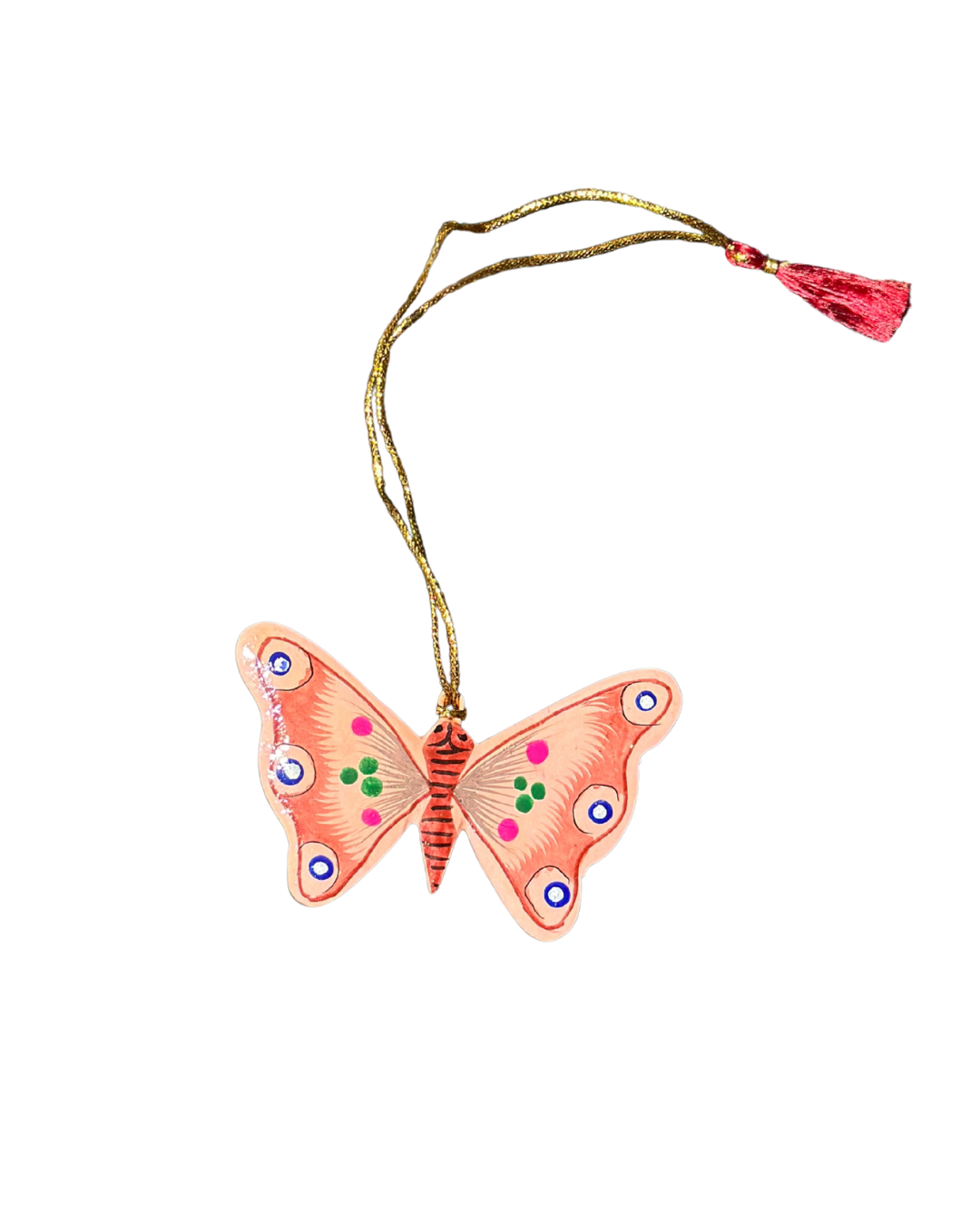 Rosy Moth Ornament
