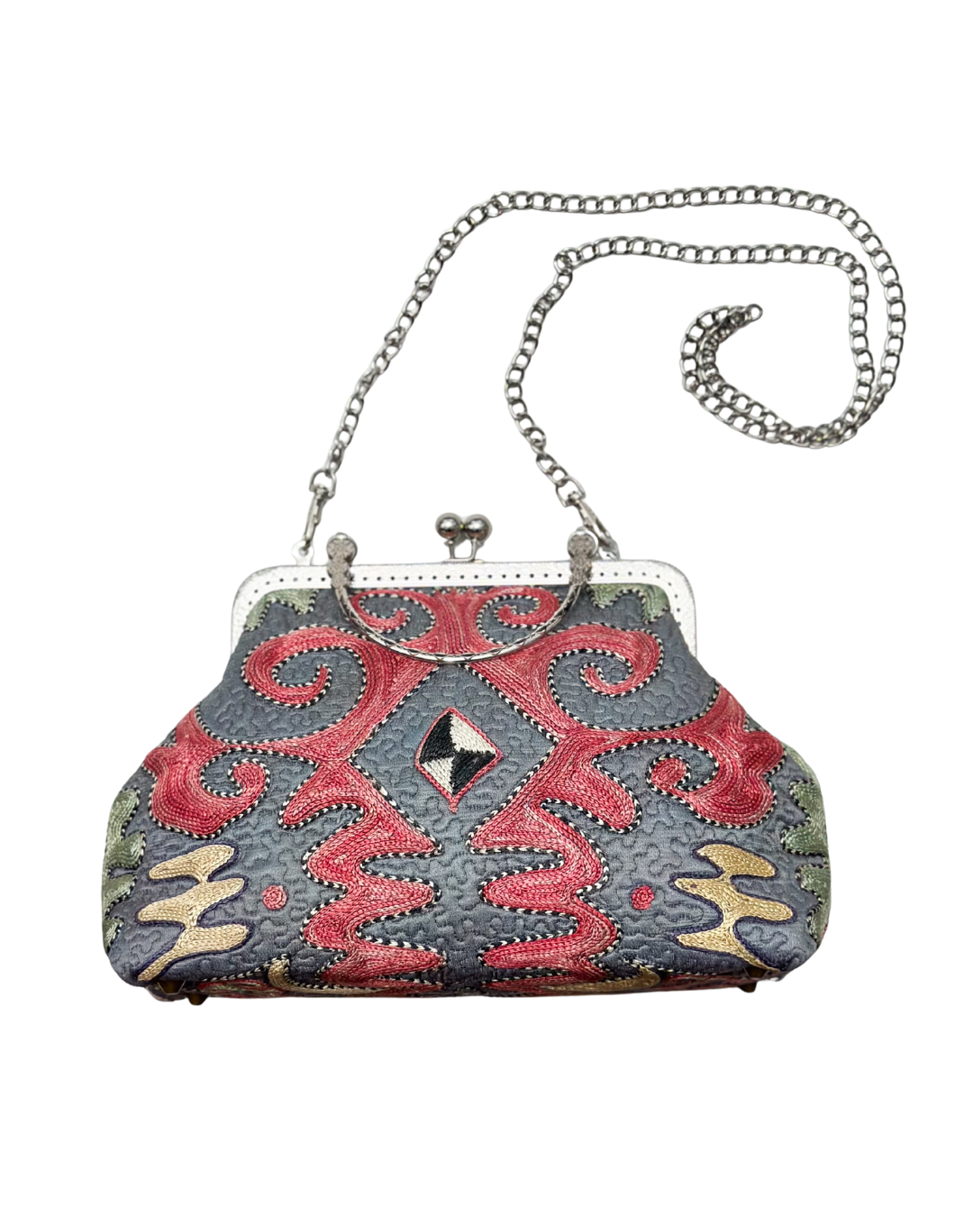 Lola Suzani Embroidered Evening Bag