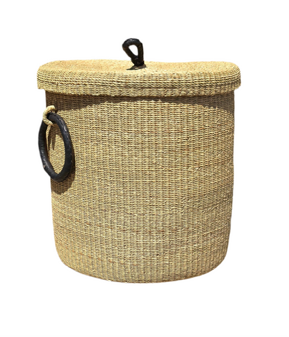 Bolga Hamper Basket - Solid