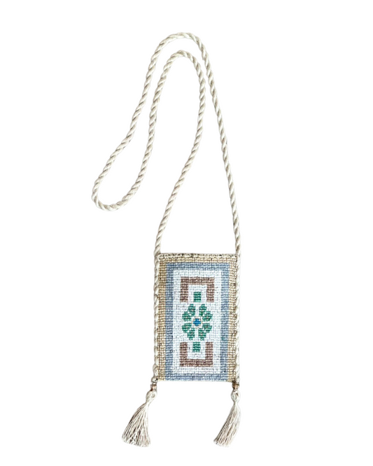 Flora Ceramic Beaded Purse