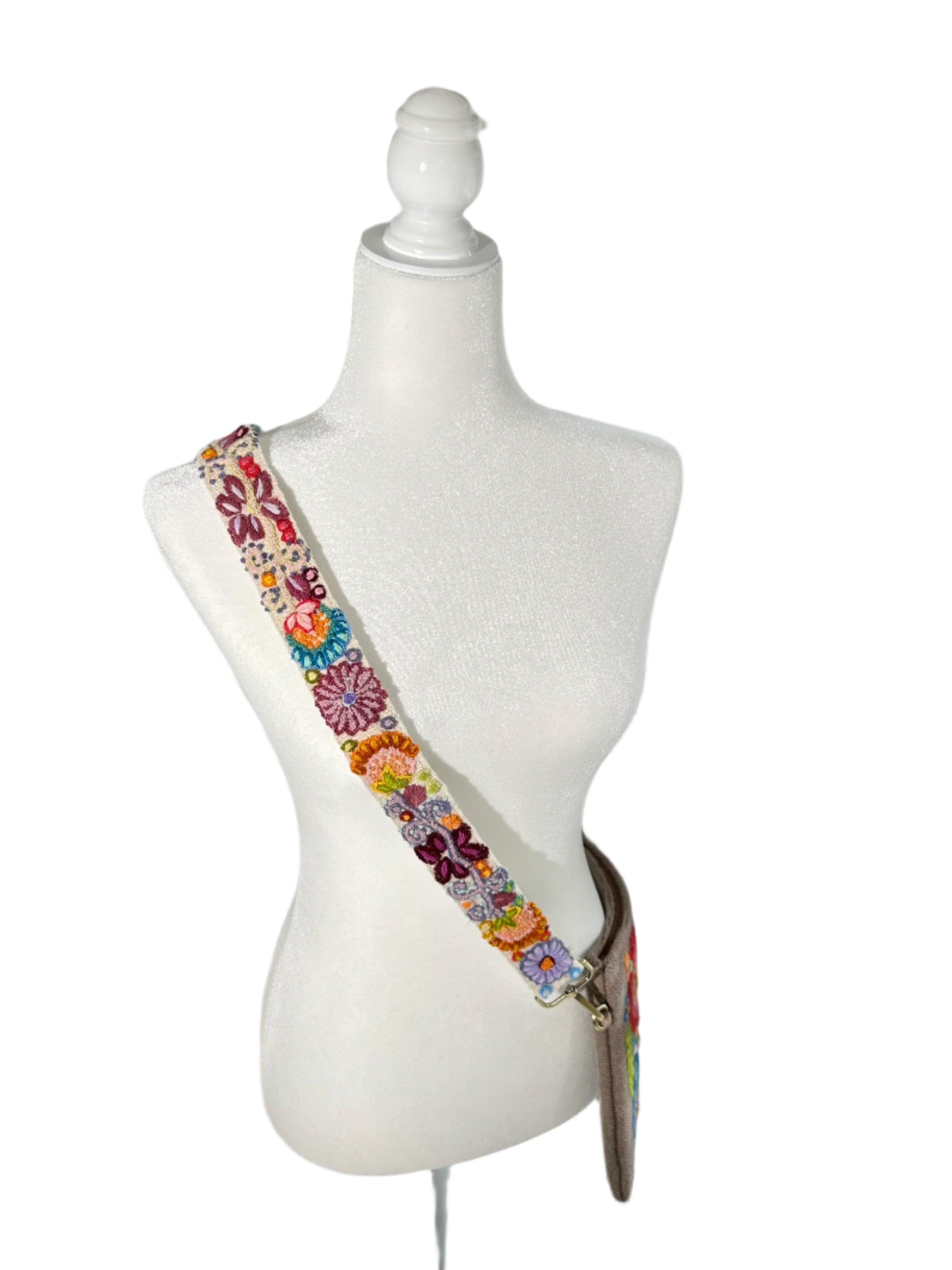 Embroidered Crossbody Straps