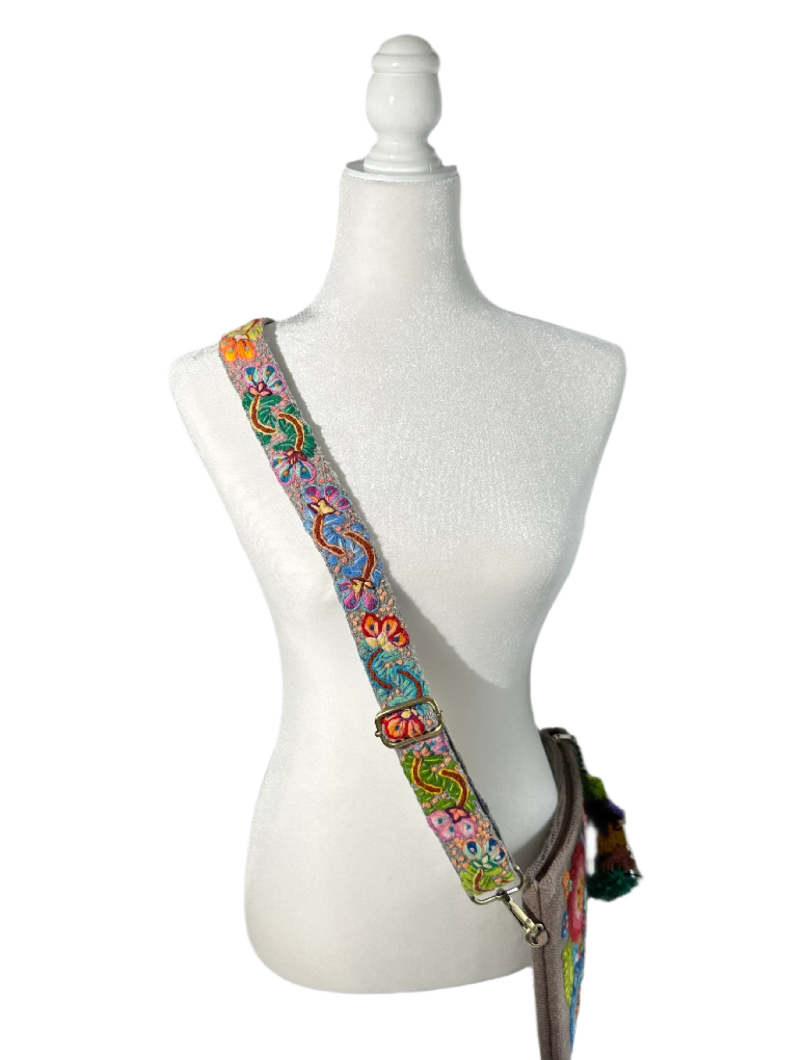 Embroidered Crossbody Straps