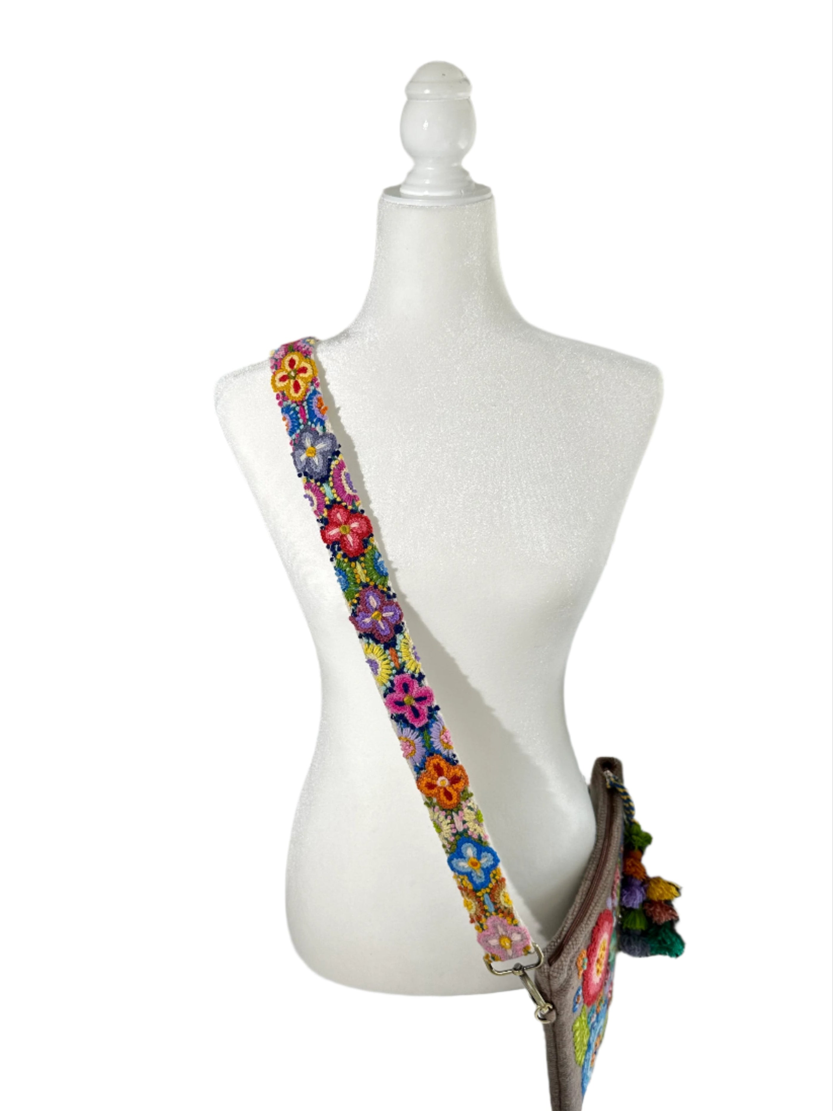 Embroidered Crossbody Straps