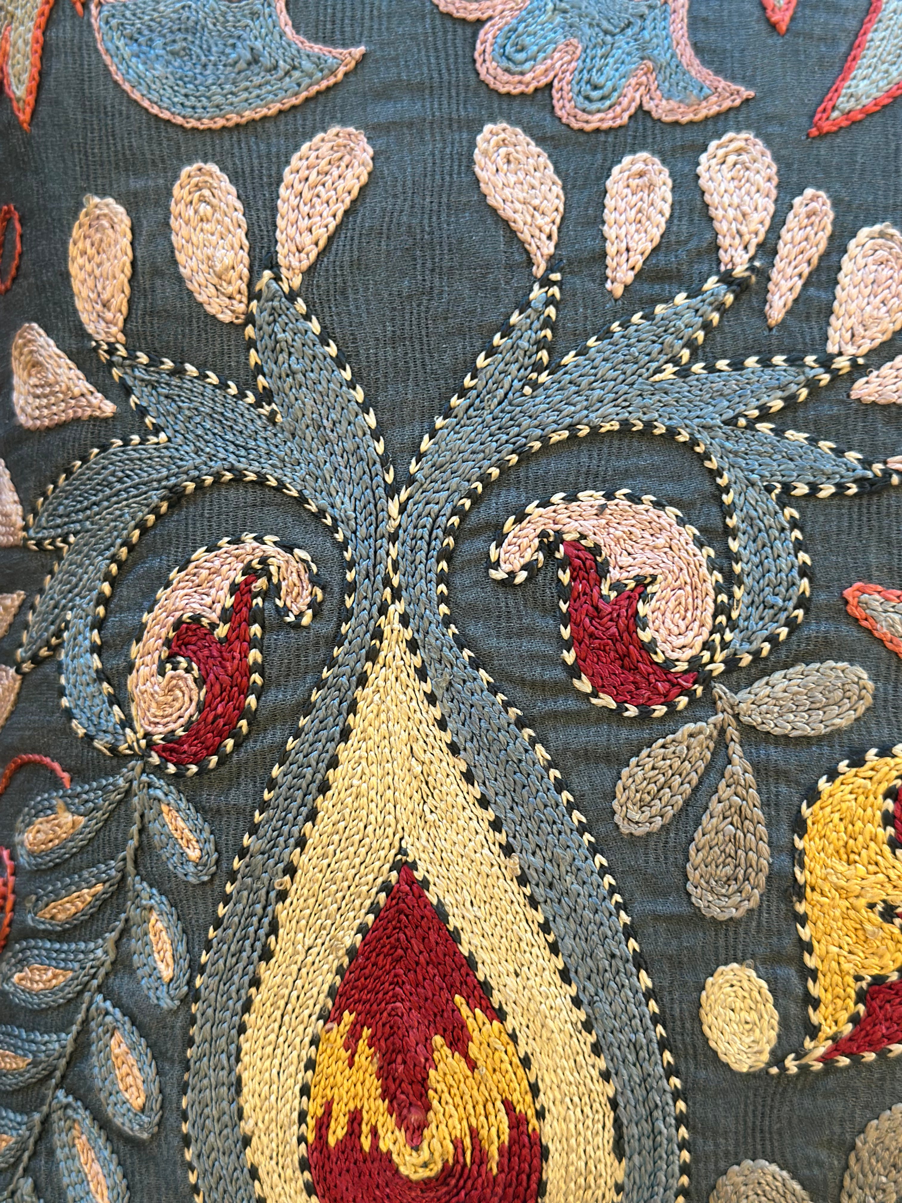 Suzani Blossom Lumbar Cushion Cover