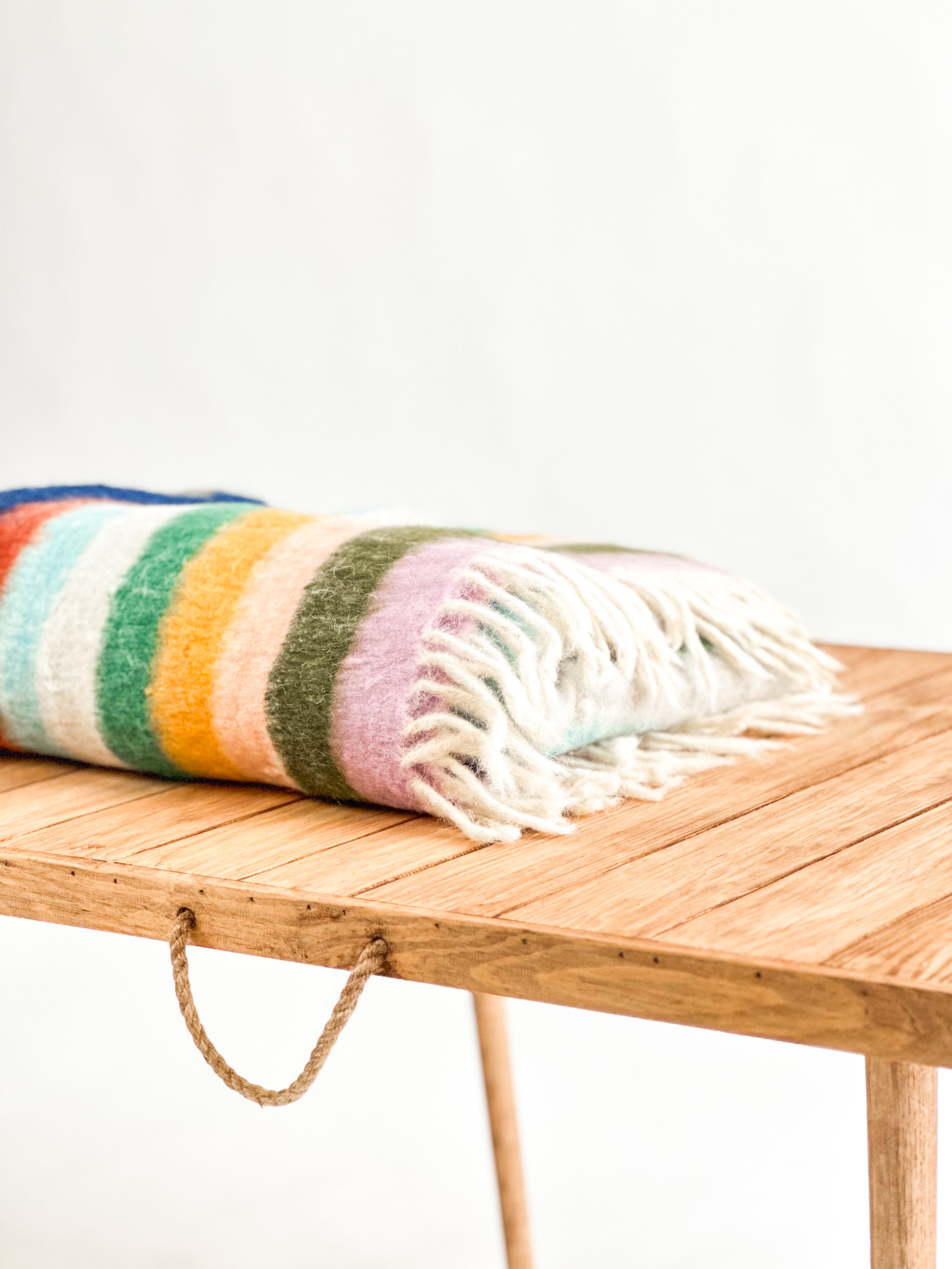 Rainbow Momo Blanket