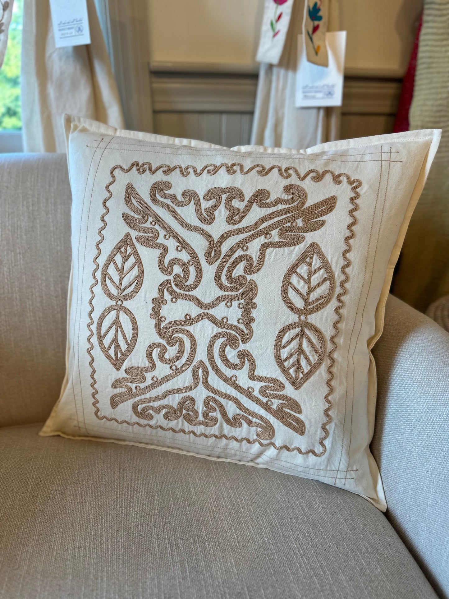 Chatyr Kyrgyz Embroidered Pillow