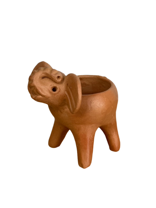 Terra Cotta Elephant Bowl