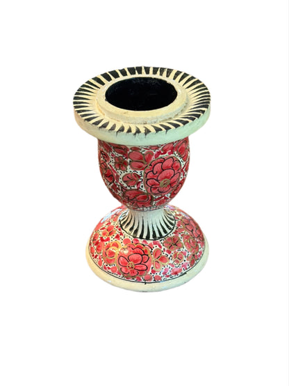 Papier-Mâché Candle Holder