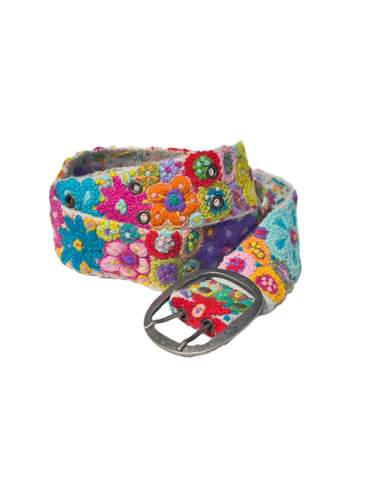 Flower Power Peruvian Belt - M