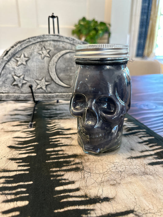 Nightwood Skull Candle