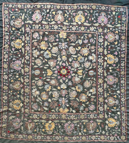 Blooming Lagoon Suzani Tapestry