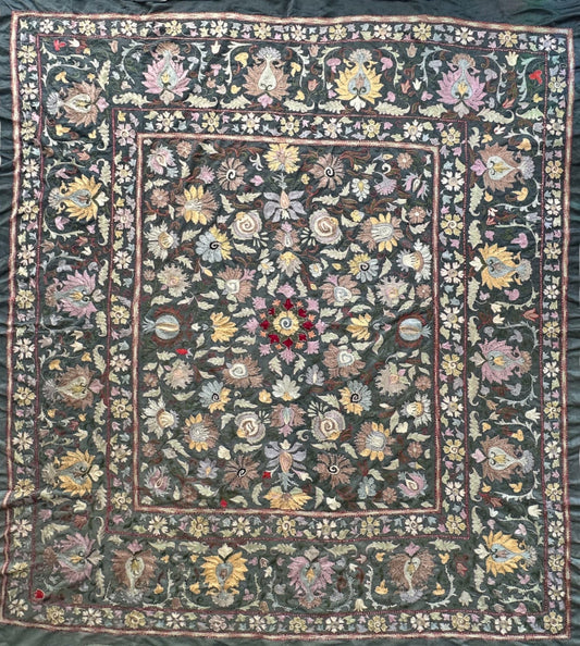 Blooming Lagoon Suzani Tapestry