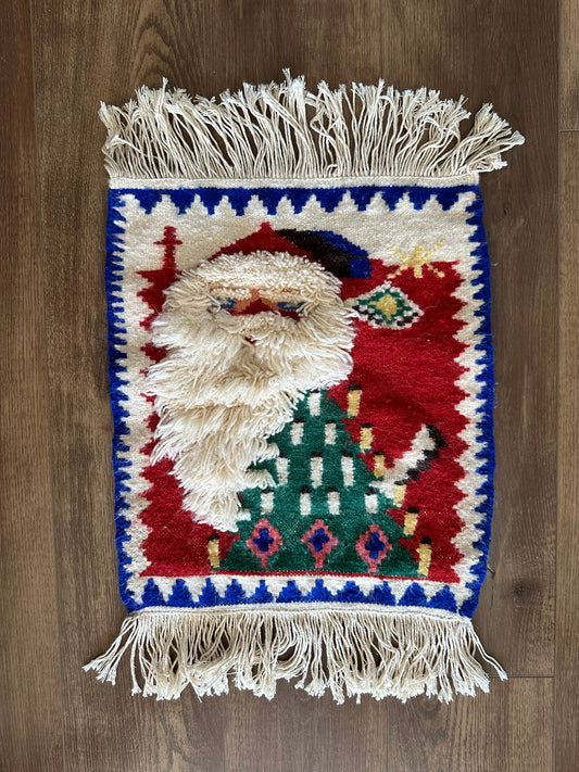 Father Christmas Mini Kilim