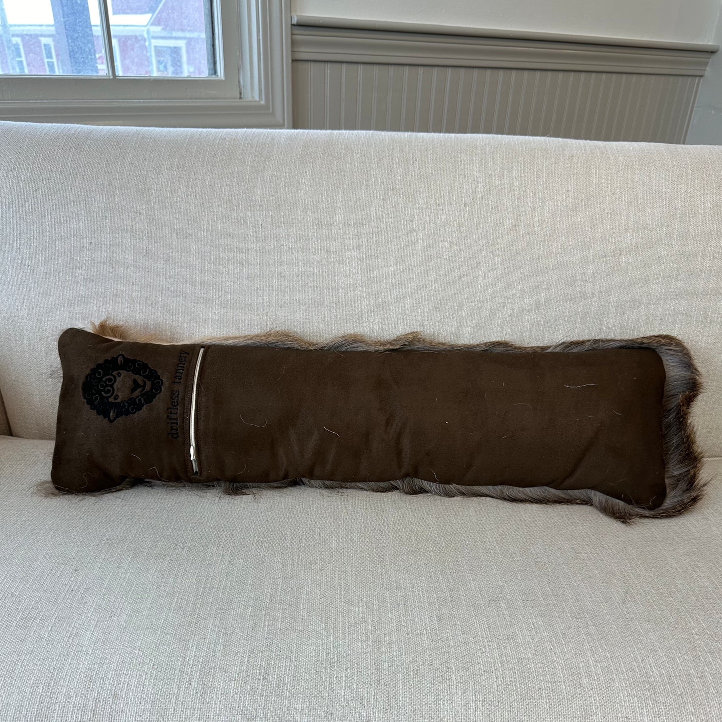 Deerskin Lumbar Pillow (Filled)