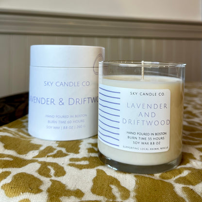 Lavender & Driftwood Candle