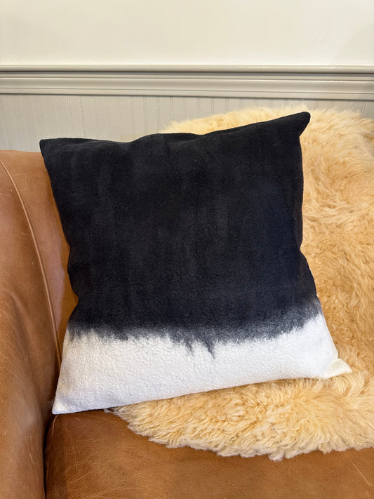 Eclipse Felted Pillow Cover