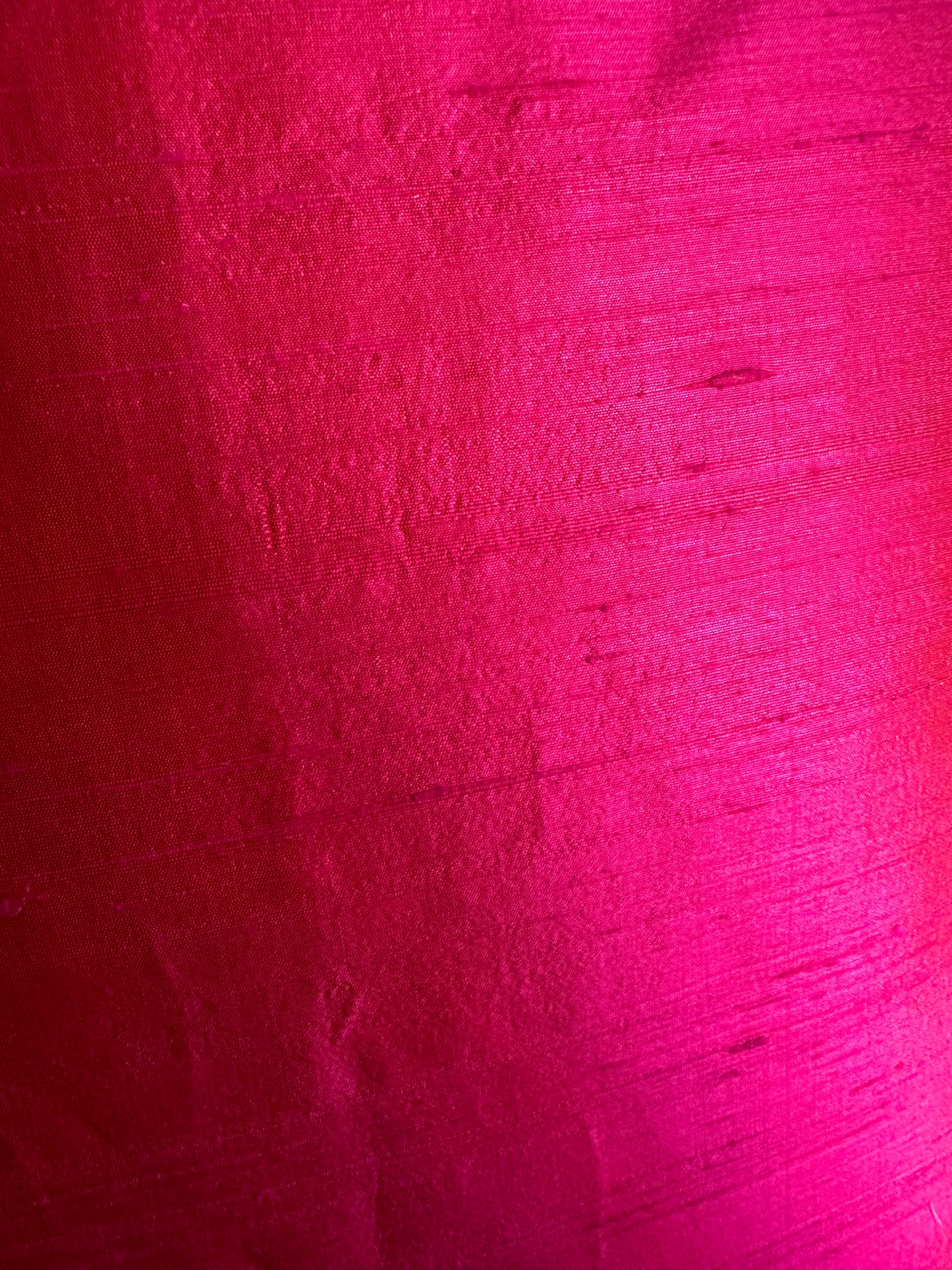 Gulabi Solid Silk Cushion Cover Pink