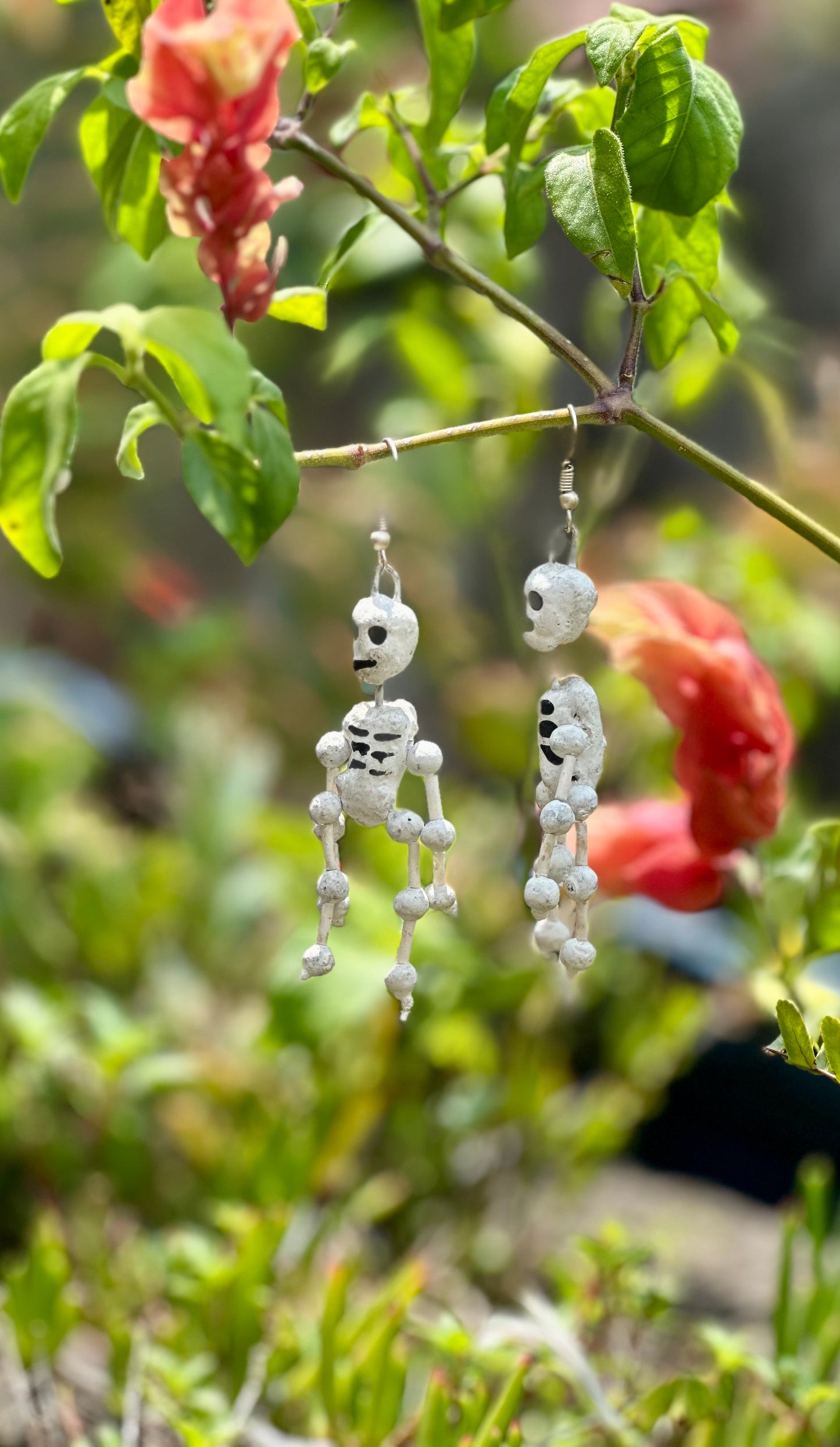 Dangle Skeleton Earrings