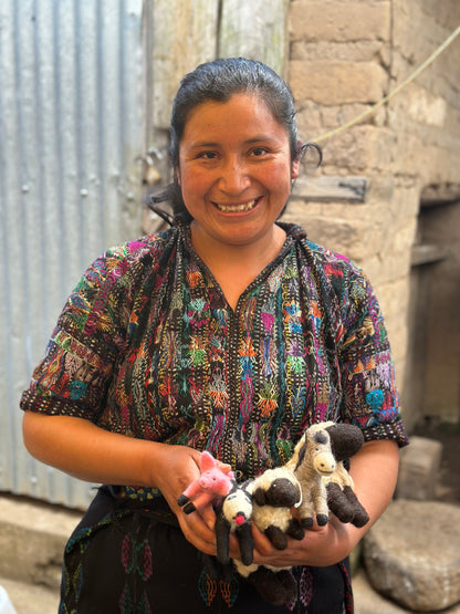 White Sheep - Felted Animal