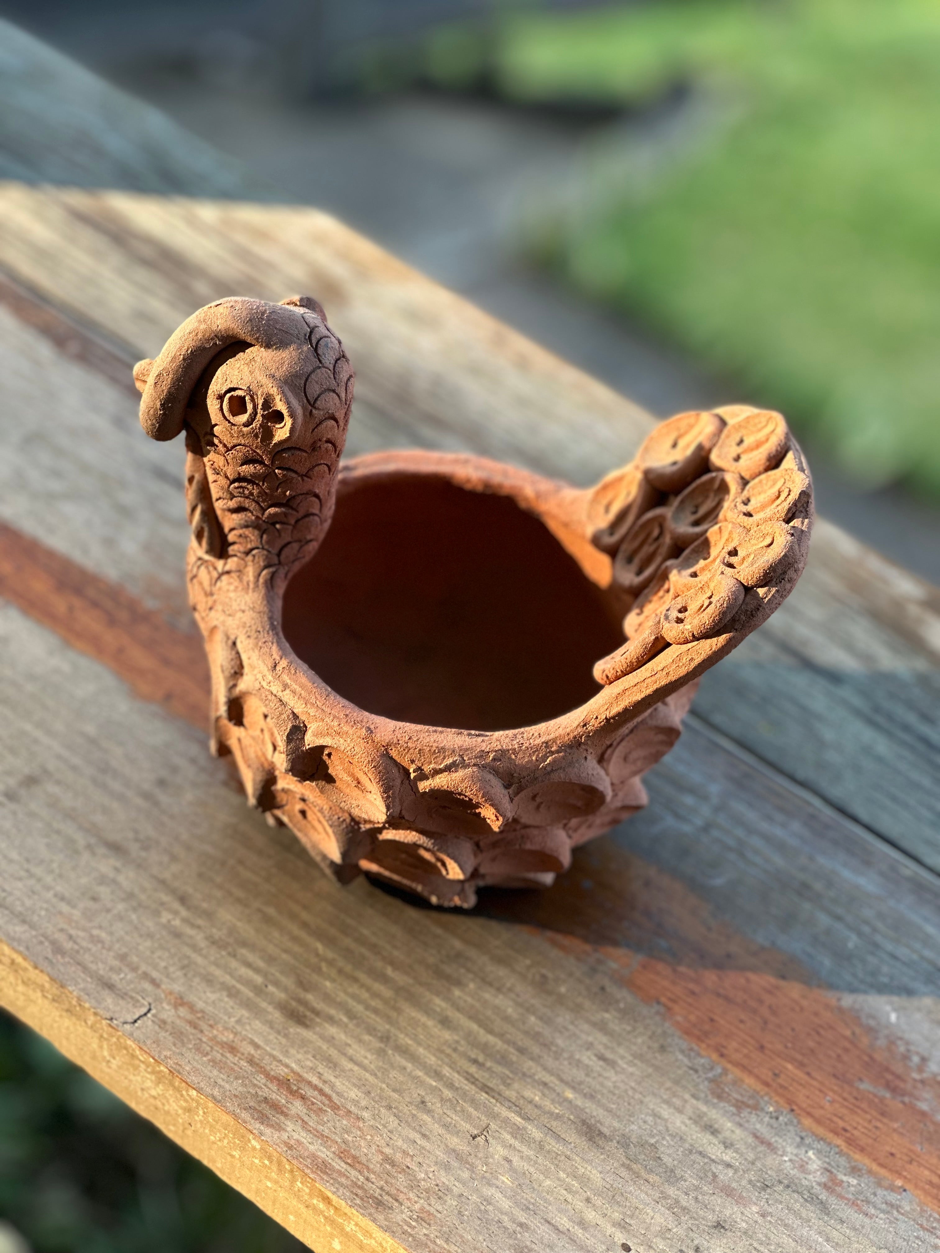 Terra Cotta Turkey Bowl
