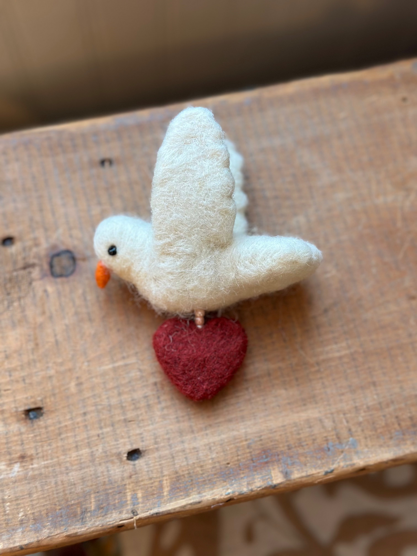 Dove - Felted Animal